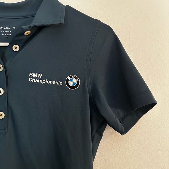 Peter Millar 2016 BMW Championship Golf Women’s Button Polo Blue Size XS - Picture 5 of 8